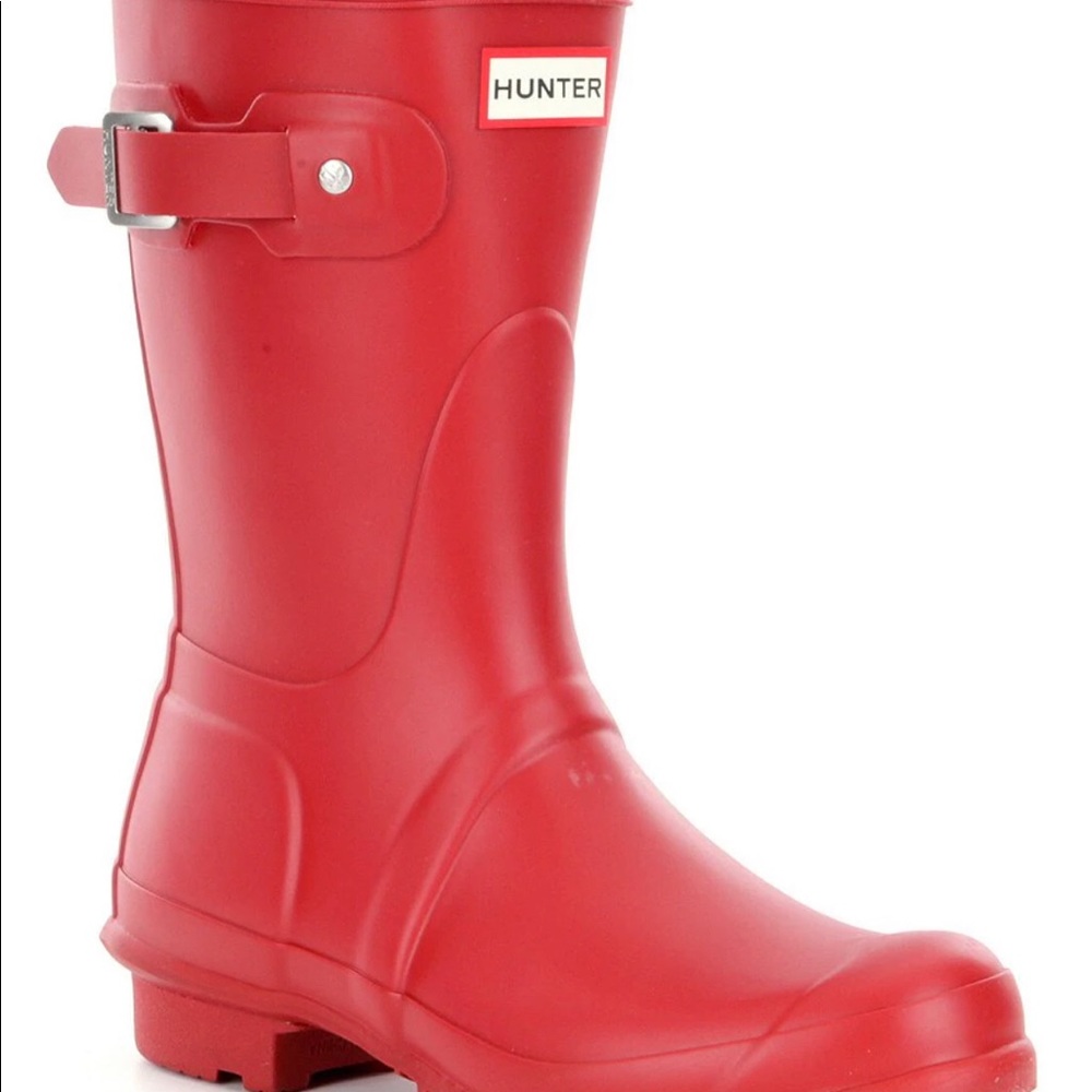 Women's Original Short Matte Buckle Strap Rain Boots size 5 - Picture 1 of 8